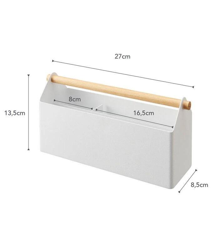 Yamazaki Pen & Letter Stand - Tosca - White 5 Yamazaki Pen & Letter Stand - Tosca - White - Afbeelding 5