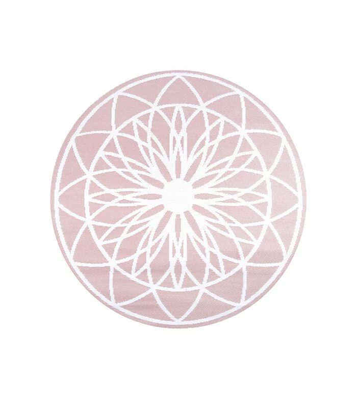 PRESENT TIME Outdoor Tapijt Fairytale - Roze - Rond - Ø150cm 1 PRESENT TIME Outdoor Tapijt Fairytale - Roze - Rond - Ø150cm