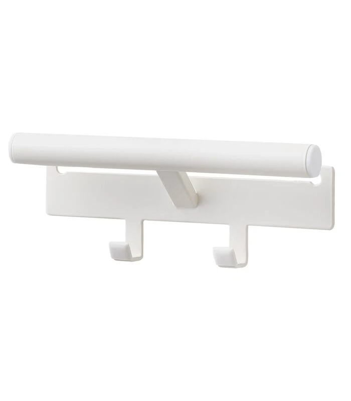 Yamazaki Backpack Hanger - Tower - White 1 Yamazaki Backpack Hanger - Tower - White