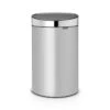 Brabantia Touch Bin New, 40L Metallic Grey / Brilliant Steel