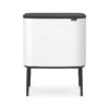 Brabantia Bo Touch Bin, 11 + 23 Liter - White