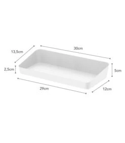 Yamazaki Amenity Tray L Wide - Tower - White -Dagelijkse Boodschappen Winkel be70075d88ea4e6f815f3caa995db311