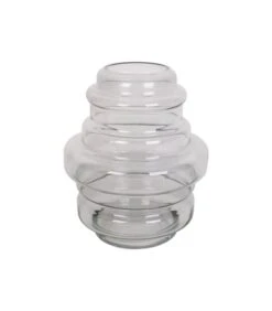 PRESENT TIME Vaas Distinct - Glas Donkergrijs - Ø20x25cm