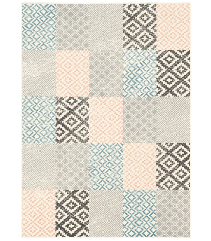 Vloerkleed Designer Passion Pastel Patchwork 1 Vloerkleed Designer Passion Pastel Patchwork