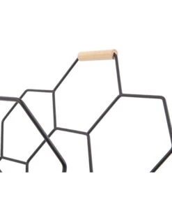 PRESENT TIME Tijdschriftenrek Honeycomb - Mat Zwart - 40x33x45cm -Dagelijkse Boodschappen Winkel c17e0c87b26247f783e0df73bc3ca5fc