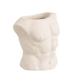 PRESENT TIME Bloempot Male - Ivoor - 12x19,5x20,5 Cm -Dagelijkse Boodschappen Winkel c2f80d3fdf5b4e969039679f4f657b7b