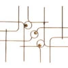 BePureHome Symphony Wanddeco - Metaal - Antique Brass - 70x140x3