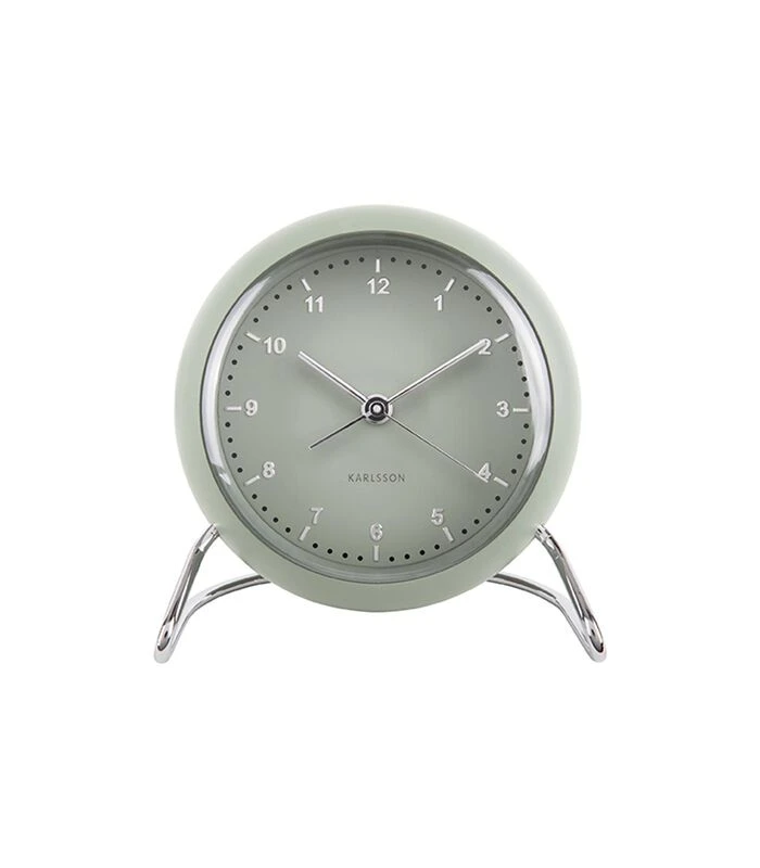 Karlsson Wekker Val ABS - Jungle Groen - 11x11x9cm 1 Karlsson Wekker Val ABS - Jungle Groen - 11x11x9cm