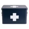 PRESENT TIME Medicijnkist - Large - Metaal Mat Donkerblauw - 31,5x19x21cm