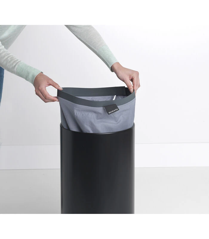 Brabantia Wasbox, 35 Liter, Kurken Deksel - Matt Black 3 Brabantia Wasbox, 35 Liter, Kurken Deksel - Matt Black - Afbeelding 3