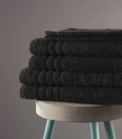 Handdoek 50 X 100 Cm Zwart - 6 Stuks -Dagelijkse Boodschappen Winkel c5b1234669284ae3be0b4ae572165452