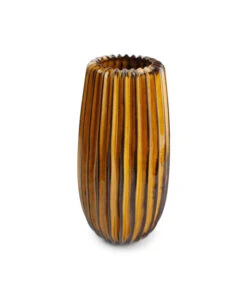 Vaas 16xH34cm Geel Coral