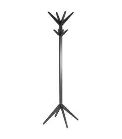 WOOOD Studio Staande Kapstok - Berken - Zwart - 178x45x45