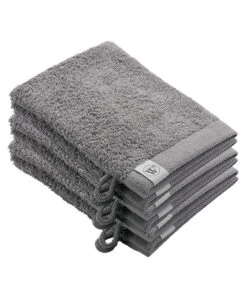 6x Remade Cotton Washandjes Taupe