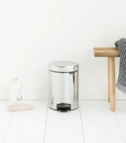 Brabantia NewIcon Prullenbak - 3 L - Brilliant Steel -Dagelijkse Boodschappen Winkel c817ddbc5ee0446dae33a224816d1ee7