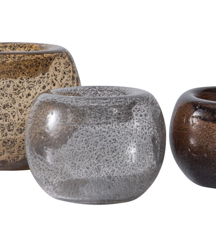 BePureHome Drib Vaas - Glas - Hop - 16x20x20 3 BePureHome Drib Vaas - Glas - Hop - 16x20x20 - Afbeelding 3