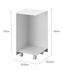 Yamazaki Toiletpaper Holder With Caster - Tower - White -Dagelijkse Boodschappen Winkel cbda6c3675fc48f9aef1814e299056f2