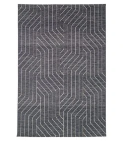 Ritme Vloerkleed Marineblauw