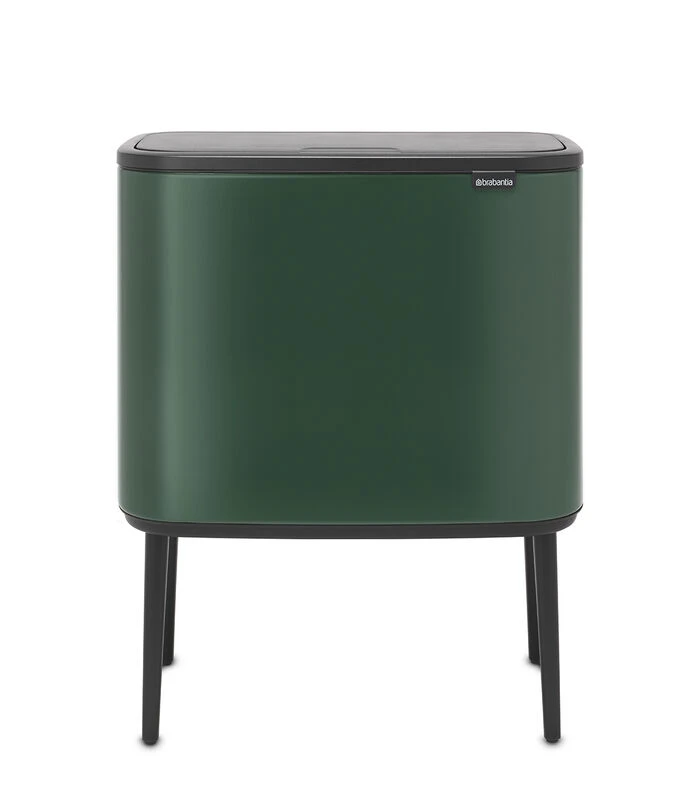 Brabantia Bo Touch Bin, 11 + 23 Liter - Pine Green 1 Brabantia Bo Touch Bin, 11 + 23 Liter - Pine Green