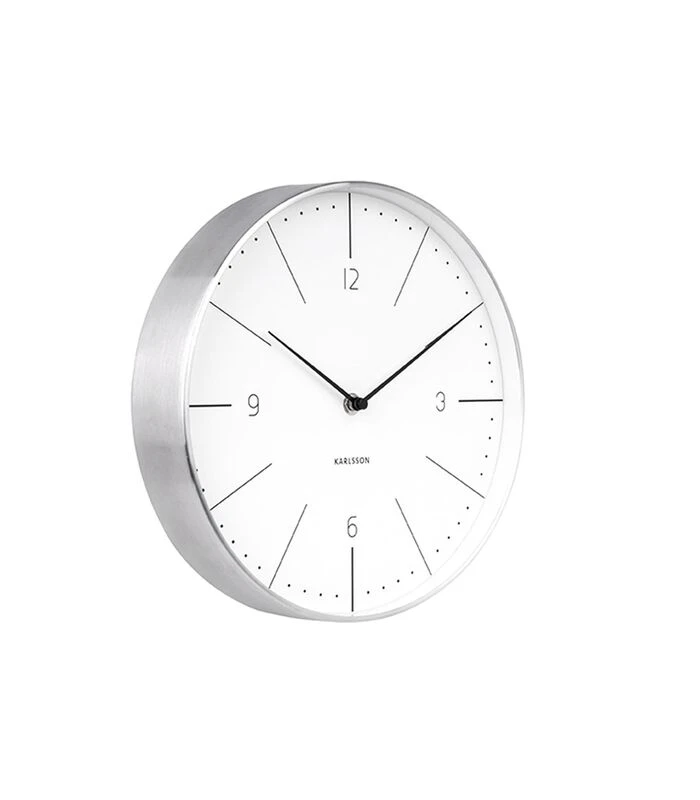 Karlsson Wandklok Normann Numbers - Wit - Ø27,5cm 3 Karlsson Wandklok Normann Numbers - Wit - Ø27,5cm - Afbeelding 3