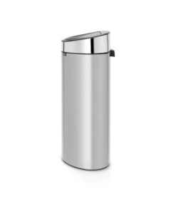 Brabantia Touch Bin New, 40L Metallic Grey / Brilliant Steel -Dagelijkse Boodschappen Winkel ce192eb55fec44aca812396d10cb648a