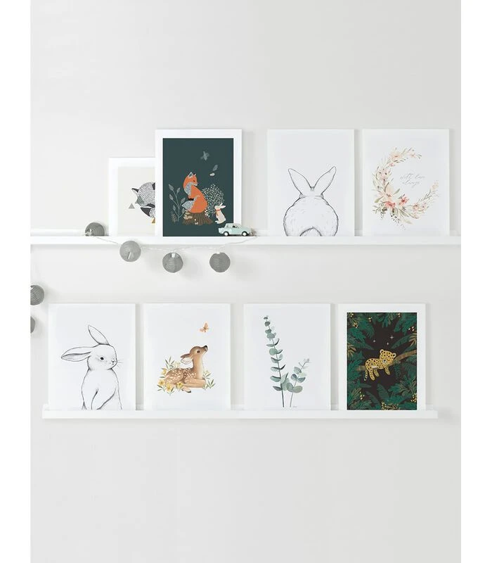 M. FOX - Kinderposter - Vos En Konijn 2 M. FOX - Kinderposter - Vos En Konijn - Afbeelding 2