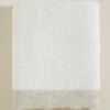 Gezichtshanddoek Border 50x90 Cm Ecru