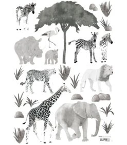 Muursticker Kinderkamer - Wilde Dieren