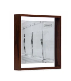 SQUARE FLOATING Box 32 X 32 Donker Hout