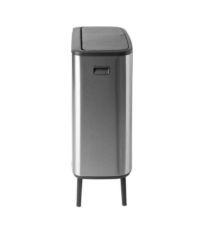Brabantia Bo Touch Bin Hi,2x30L Matt Steel Fingerprint Proof 3 Brabantia Bo Touch Bin Hi,2x30L Matt Steel Fingerprint Proof - Afbeelding 3