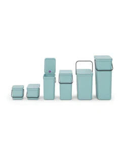 Brabantia Sort & Go Afvalemmer, 16 Liter - Mint -Dagelijkse Boodschappen Winkel d7c8ff7bd89642919d1e35421f5aec2d