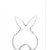 BUNNY - Kinderposter - Terug Konijn
