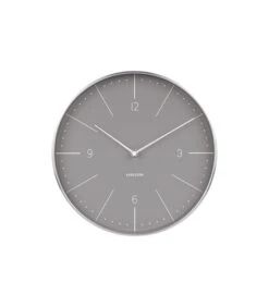 Karlsson Wandklok Normann Numbers - Warm Grijs - Ø27,5cm
