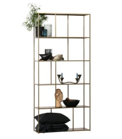 BePureHome Valued Vakkenkast - Metaal - Antique Brass - 196x90x30