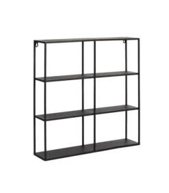 Wandrek Molise - Zwart - 60x13x60cm