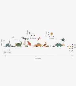 SUNNY Muursticker Kinderkamer - Dinosaurussen - 29,7 X 42 Cm -Dagelijkse Boodschappen Winkel dc44bde762a442b9b227895aaa79f5bc