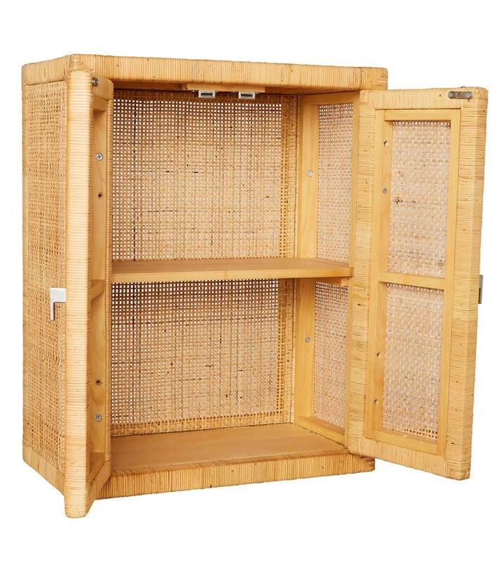 SAIGON Kleine Rotan Rieten Kast 3 SAIGON Kleine Rotan Rieten Kast - Afbeelding 3