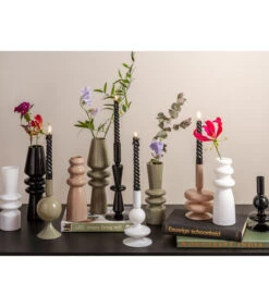 PRESENT TIME Vaas Sparkle Cone - Zwart - Ø9cm -Dagelijkse Boodschappen Winkel deb2b1d8e9004fd1a3c21cec419f5910