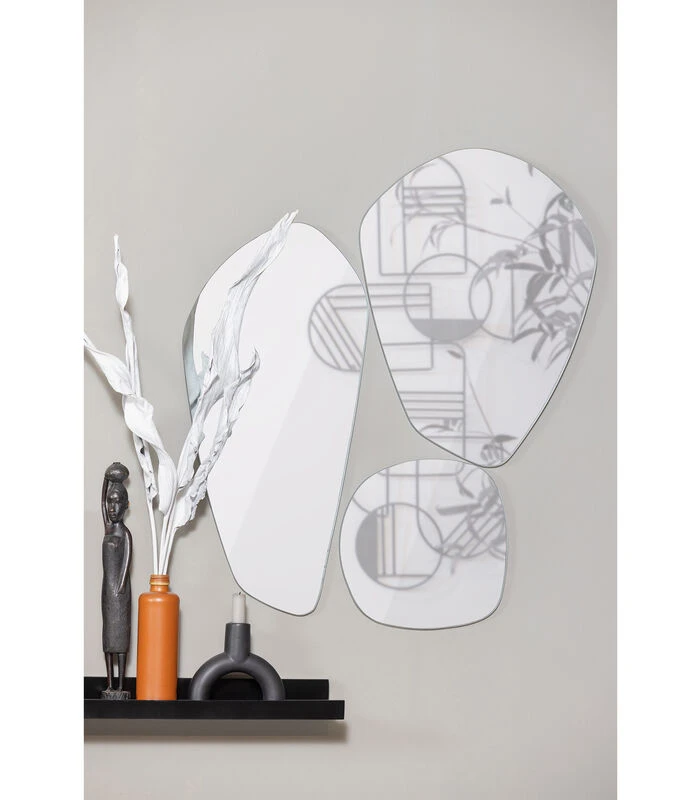 Exclusive Onne Spiegels - Glas - Set Van 3 3 Exclusive Onne Spiegels - Glas - Set Van 3 - Afbeelding 3