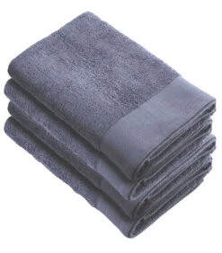 4 X Soft Cotton Handdoeken 70x140 Cm Indigo