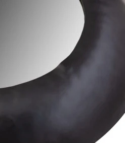 Exclusive Wolf Spiegel - Metaal - Zwart - 75x75x7 -Dagelijkse Boodschappen Winkel e39e29ef38494715a91e6eee3e223500