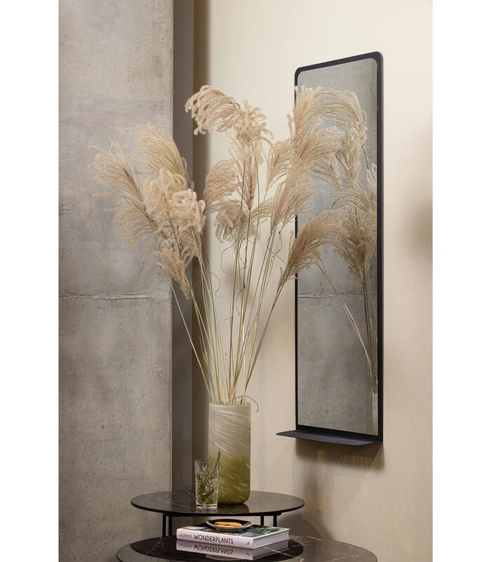 WOOOD Cliff Passpiegel - Metaal - Zwart - 130x50x10 2 WOOOD Cliff Passpiegel - Metaal - Zwart - 130x50x10 - Afbeelding 2