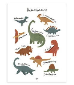 SUNNY Kinderposter - Dinosaurussen