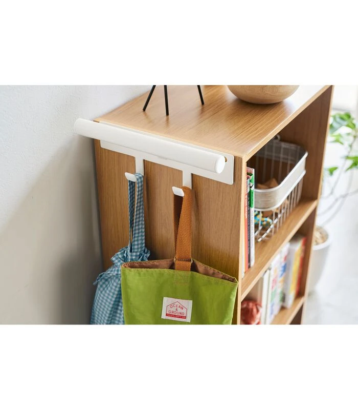 Yamazaki Backpack Hanger - Tower - White 4 Yamazaki Backpack Hanger - Tower - White - Afbeelding 4