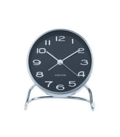 Karlsson Wekker Classical Numbers - Zwart - Ø9,5x11cm -Dagelijkse Boodschappen Winkel e855caa1ceb24d199bba40e111837ad1
