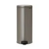 Brabantia NewIcon Prullenbak - 30 L - Platinum