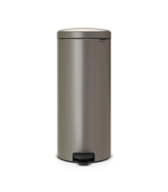 Brabantia NewIcon Prullenbak - 30 L - Platinum 1 Brabantia NewIcon Prullenbak - 30 L - Platinum