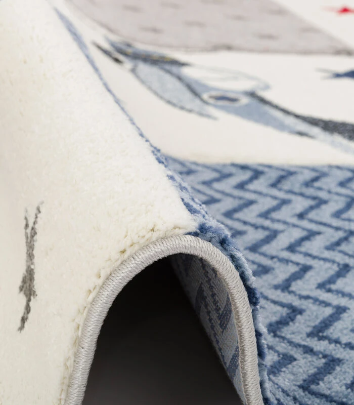 Maui Kids - Kindertapijt - Ruitjespatroon Vliegtuigen 2 Maui Kids - Kindertapijt - Ruitjespatroon Vliegtuigen - Afbeelding 2