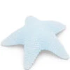 Kaars, Decoratieve Stompkaars Zeester - Starfish - Lichtblauw