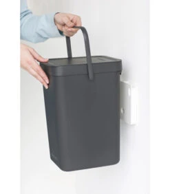 Brabantia Sort & Go Afvalemmer, 12 Liter - Grey 6 Brabantia Sort & Go Afvalemmer, 12 Liter - Grey -Dagelijkse Boodschappen Winkel ed94bf2758ed47fda7ed573391b9d97f